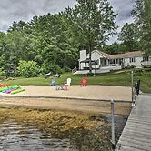 New Hampshire Home w/ Private Beach, Dock & Rafts!