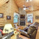 Backyard & Porch: Rural Cosby Log Cabin!