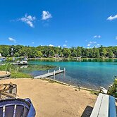 Lakefront Newaygo Home - Private Dock, Kayaks
