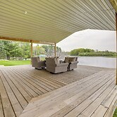 Waterfront Evart Getaway w/ Fire Pit on 82 Acres!