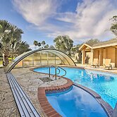 Pool & Game Room: Waterfront Harlingen Home