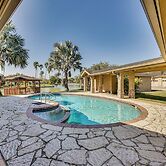 Pool & Game Room: Waterfront Harlingen Home
