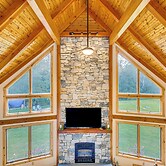 Spacious & Secluded Forksville Home: Fire Pit
