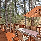Deck & Forest Views: Peaceful Prescott Cabin