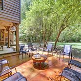 Riverfront Cabin w/ Outdoor Oasis in Seminary!