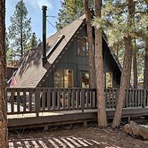 Deck & Forest Views: Munds Park A-frame Cabin