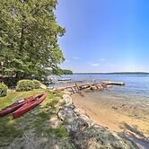 Sebago Lake Gem on Private Cove w/ Boat Dock!