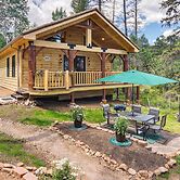 Private Hot Tub & Pond: Conifer Log Cabin