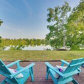 Lakefront Birchwood House w/ Deck + Fire Pit!