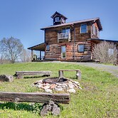Mountain View & Fire Pit: Rustic Marshall Getaway!