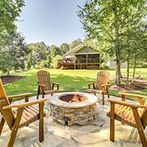 Deck + Mtn Views: Riverfront Cullowhee Home