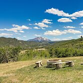 Scenic Mount Sopris View: Historic Alpine Cabin!