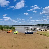 Lakefront Motley Cabin w/ Private Deck + Dock!