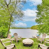 Wisconsin Vacation Rental w/ Fire Pit on Long Lake