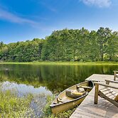Lakefront Catskills Container Home: Private Lake