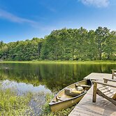 Lakefront Catskills Container Home: Private Lake