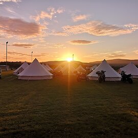 Nine Yards Bell Tents @ the TT Castletown