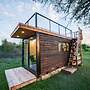Yellow Blue Elegant Container Tiny House