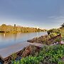 Canal-front Home in Ocean Shores w/ Dock & Views!