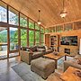 Lakefront Glass House Cabin w/ Mountain Views!