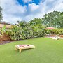Tampa Home w/ Fire Pit, Yard, Cornhole + More!