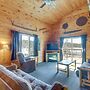 Fire Pit + Lake View: Cozy Park Rapids Cabin