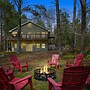Tranquil Lakefront Oasis - Fire Pit Fishing BBQ