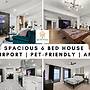 Spacious 6 Bed House Airport Pet Friendly AFB