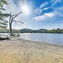 Fire Pit + Beach Access: Quiet Northville Retreat