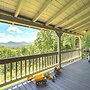 Ashe County Log Cabin: Mountain-view Deck, Sauna