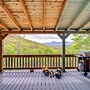 Ashe County Log Cabin: Mountain-view Deck, Sauna