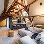 City-view Loft With Wooden Beams and Mezzanine