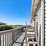 Oak Island Condo w/ Ocean View: Steps to Beach!