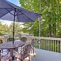 Manor Green: Cedar Home w/ Fire Pit, 3 Mi to Lake!