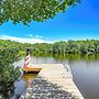 Lakefront Lusby Home w/ Fire Pit: 3 Mi to Beach!