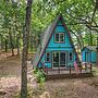 Pet-friendly Oxford A-frame Cabin w/ Fire Pit!