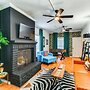 Colorful Baton Rouge Home: Deck, Grill & Fire Pit