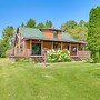 Michigan Cabin w/ On-site Fishing Pond & Deck