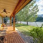 Clark Fork Riverfront Home w/ Dock!
