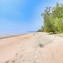 Beach Access on Lake Michigan: Sturgeon Bay Home