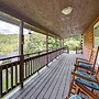 Riverfront Cabin w/ Mtn Views in Tuckasegee!