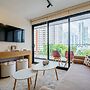 w Beautiful 1BR w Perfect Balcony View