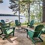 Dock + Fire Pit: Sweet Serenity on Amber Lake