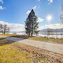 Walk to Marina: Harrison Cabin w/ Lake View!