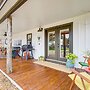 Large Yard + Pond: Fayetteville Rural Retreat