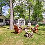 Near Golf & Pelican Lake: Log Cabin w/ Deck!