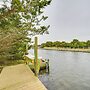 Waterfront Getaway w/ Dock & Views in Ocracoke!