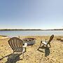 Deck & Scenic Views: Lakefront Cottage in Hale!