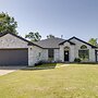 Private Acreage, Pergola & Fire Pit: Baytown Home