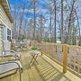 Private Dock & Deck: Tranquil Dam Pond Cottage!